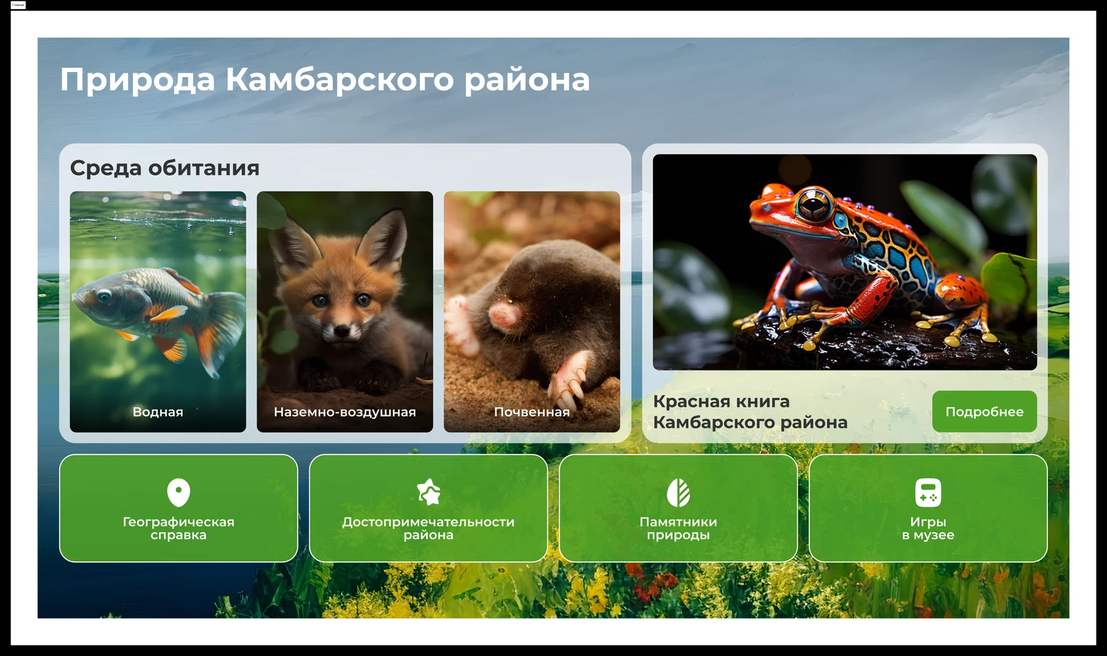 Музей Камбарки: комплекс «Природа Камбарского района»