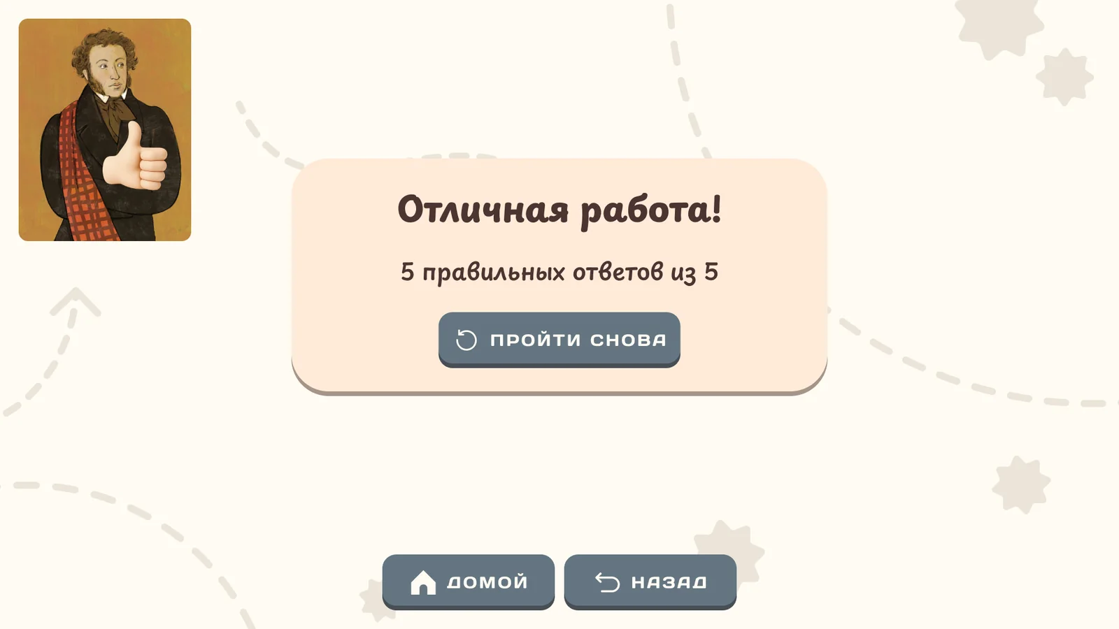 Портретная галерея сказочников: Итог викторины