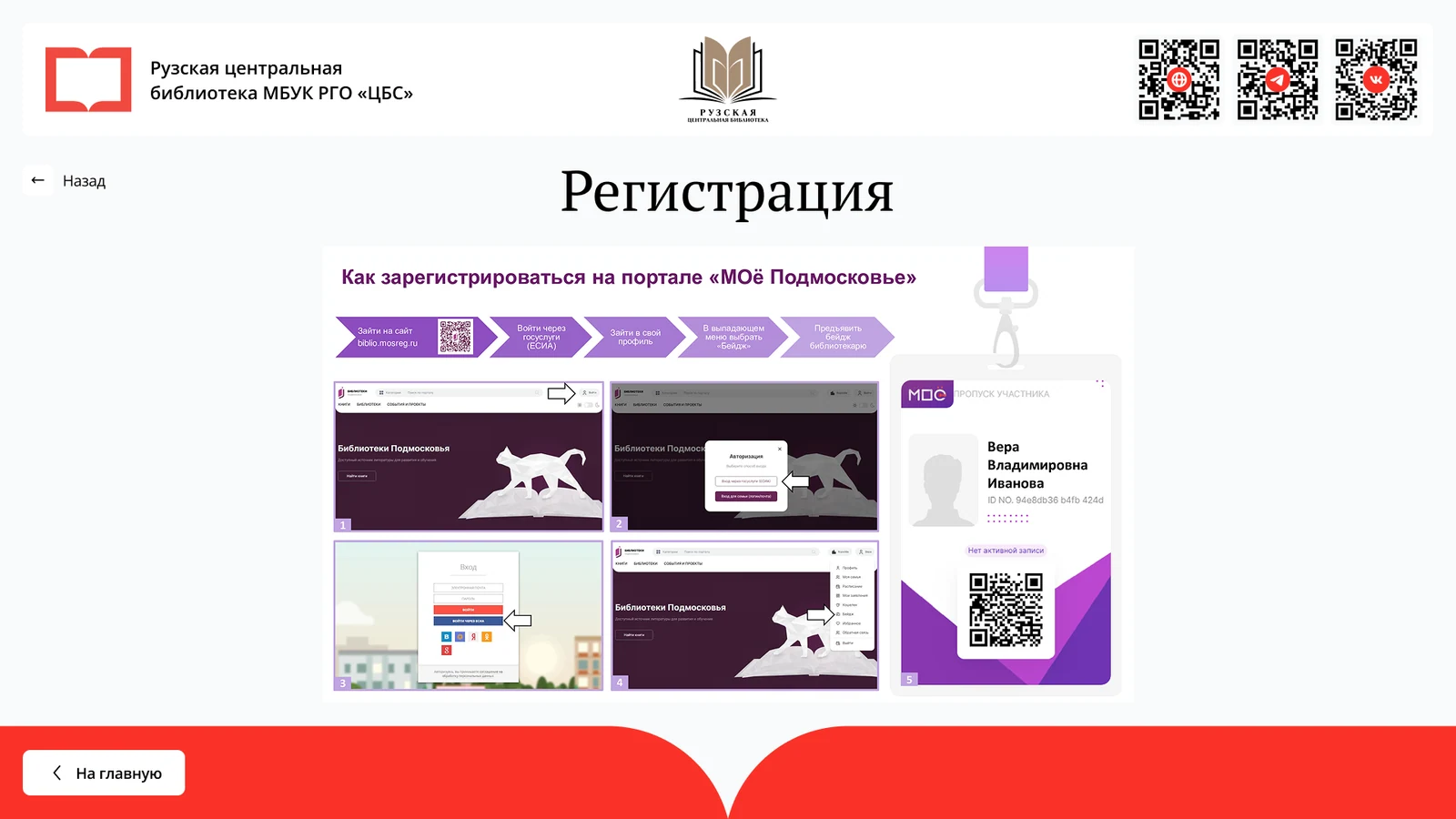 Схема регистрации на портале «МОЁ Подмосковье» шаг за шагом