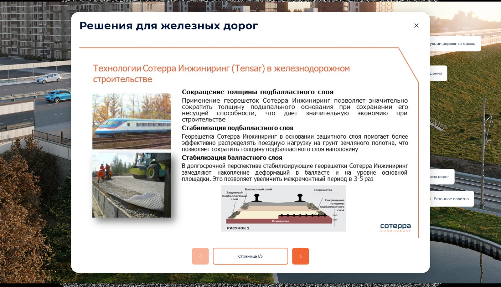 Решения для железных дорог с описанием технологий