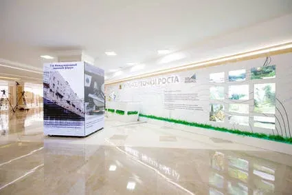 Экспозиция «Точки роста» в холле Совета Федерации