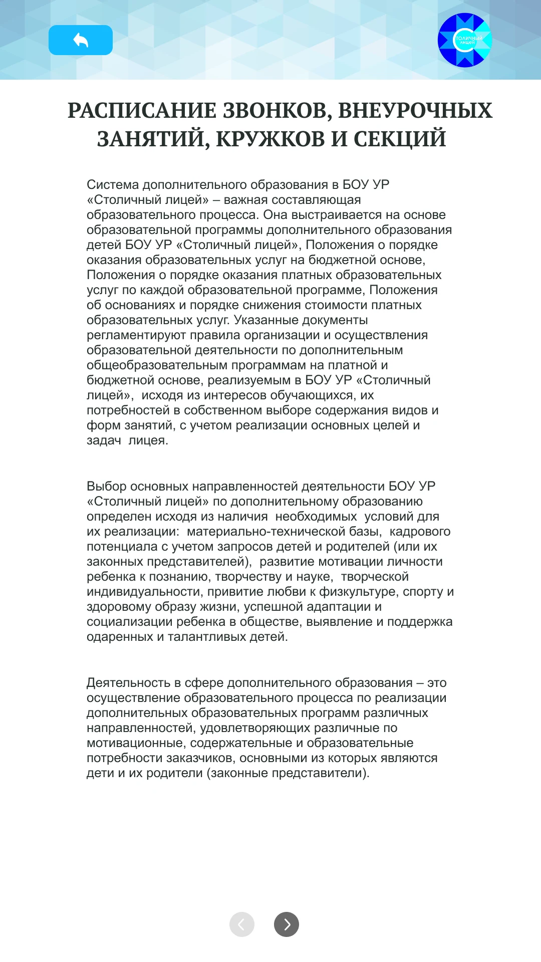 Дополнительное образование в лицее: как устроена система кружков