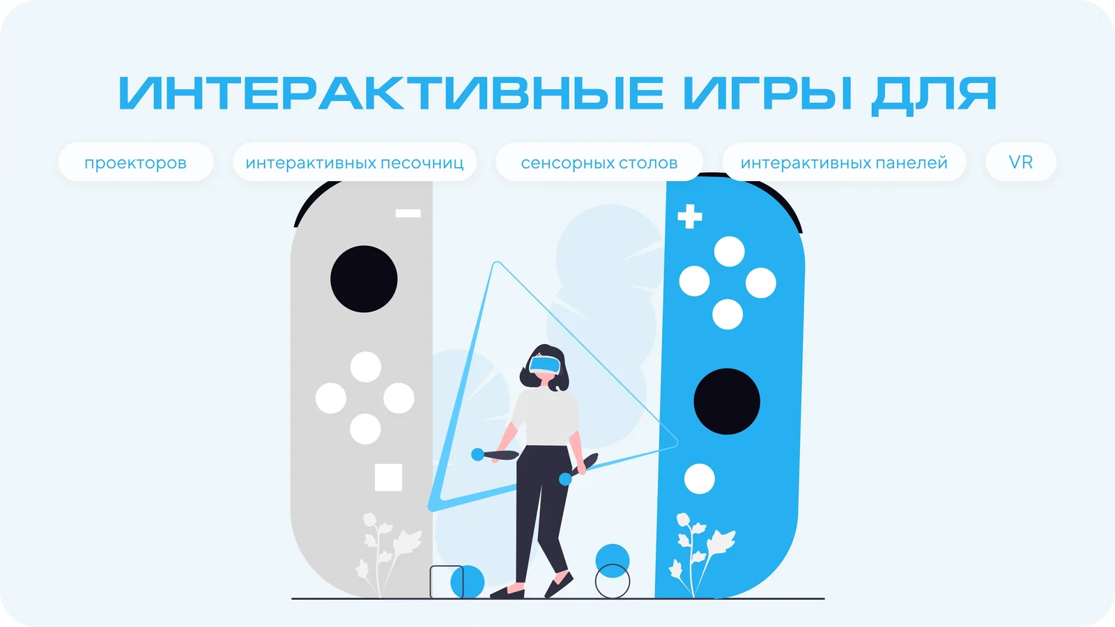 Слайд презентации: интерактивные игры для проекторов, панелей, столов и песочниц